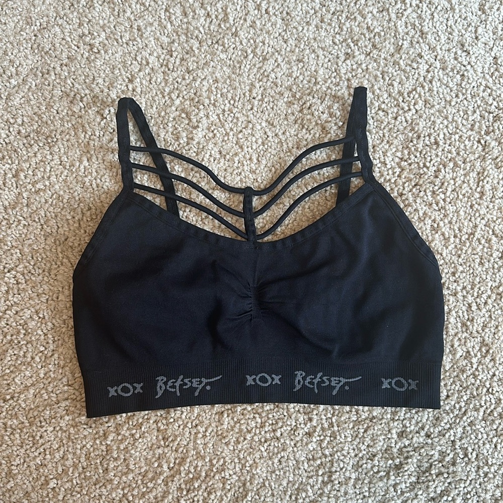 Betsey Johnson sports bra